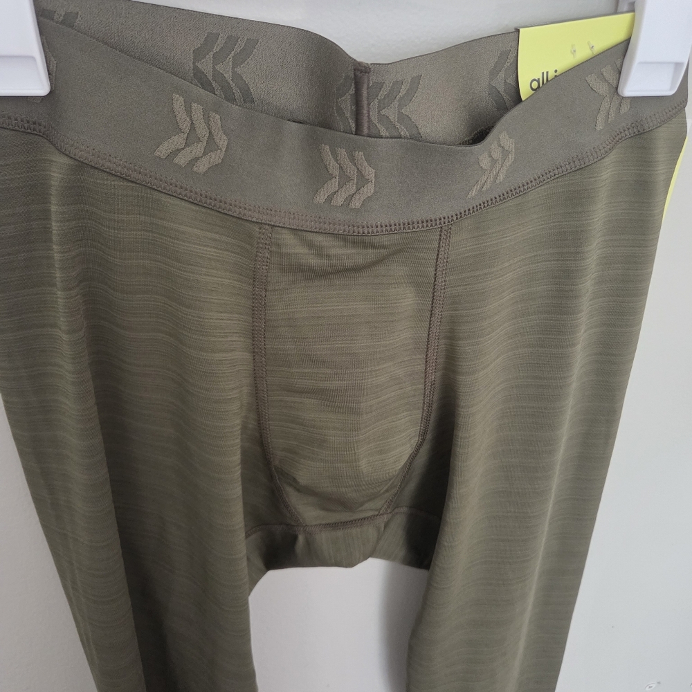 All in Motion Men's Green Running Cold Weather Tights Medium NWT